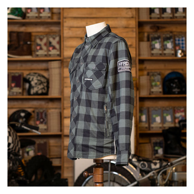 Holy Freedom Lumberjack Motorshirt Grey