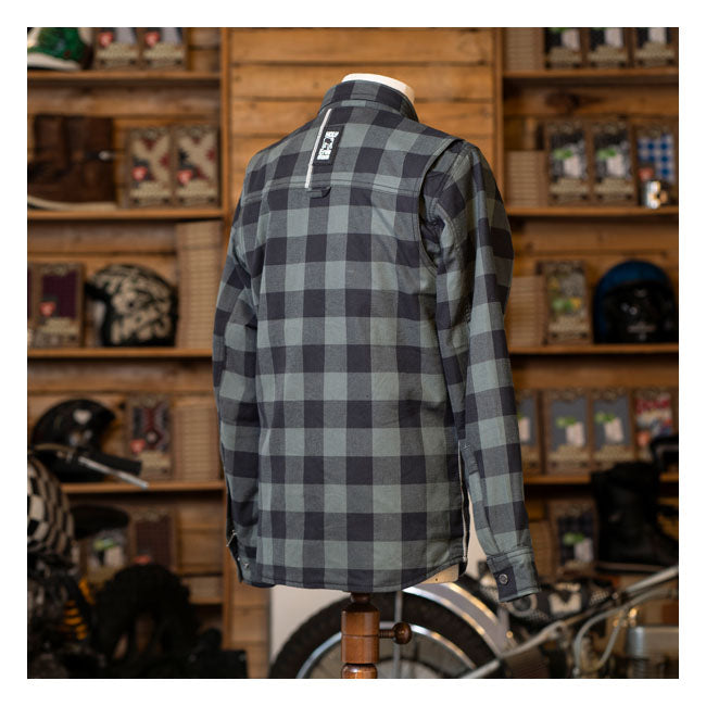 Holy Freedom Lumberjack Motorshirt Grey