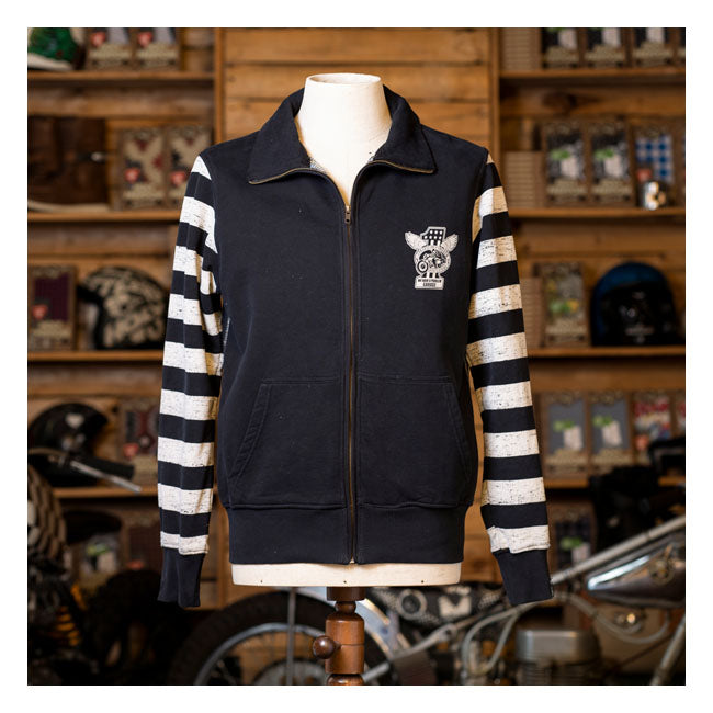 Holy Freedom Papillon Windstop Sweatshirt Black / White