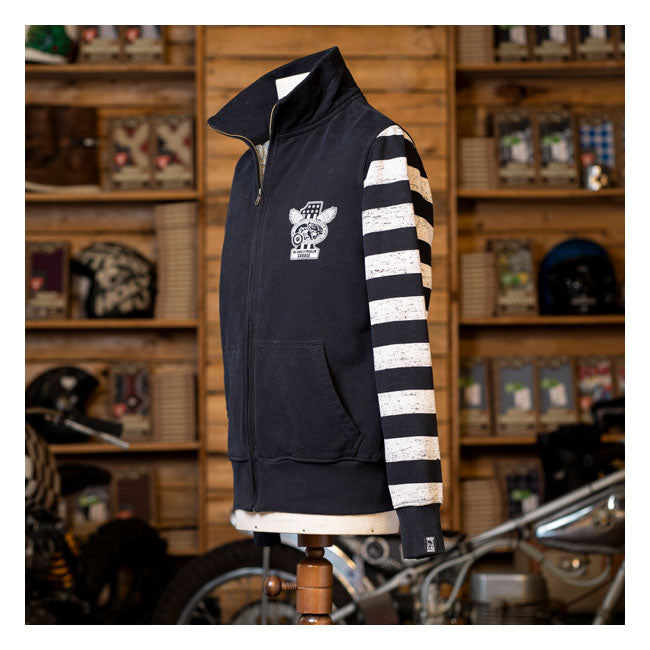 Holy Freedom Papillon Windstop Sweatshirt Black / White