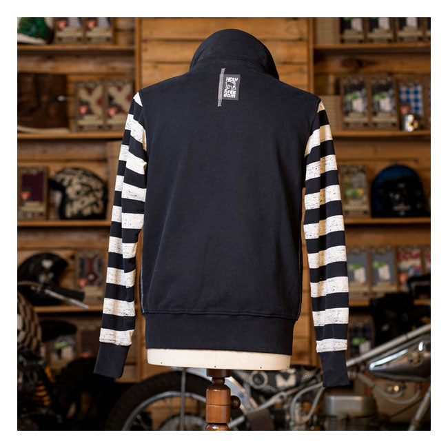 Holy Freedom Papillon Windstop Sweatshirt Black / White