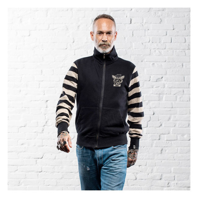 Holy Freedom Papillon Windstop Sweatshirt Black / White