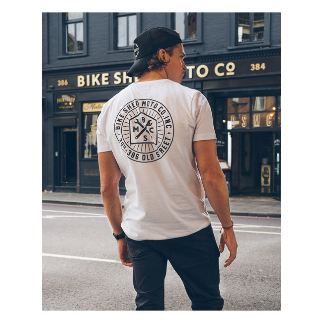 Bike Shed 384-386 Roundel T-Shirt White