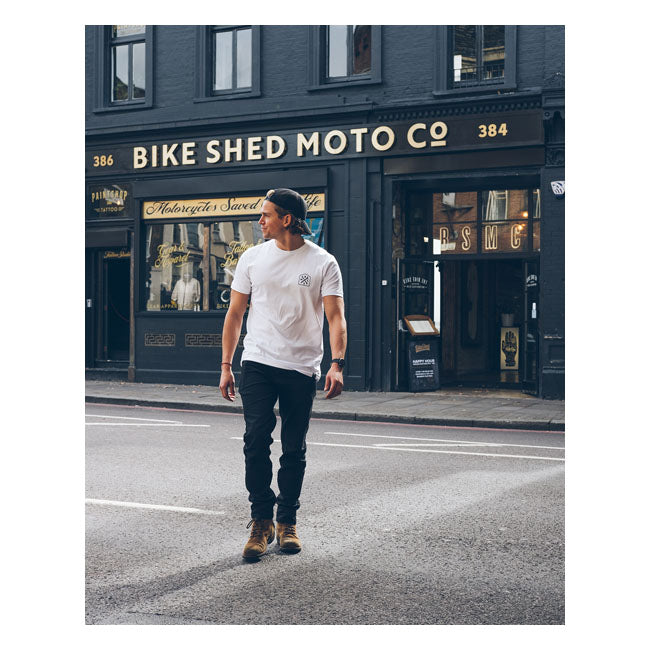 Bike Shed 384-386 Roundel T-Shirt White