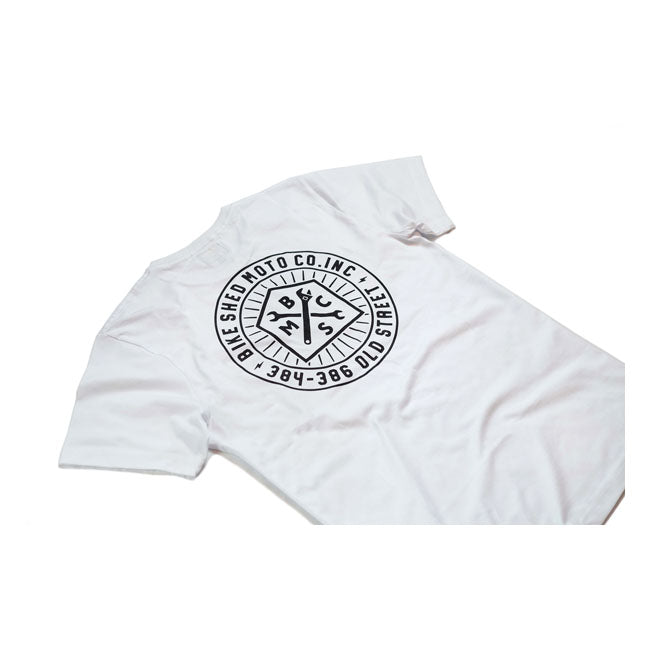Bike Shed 384-386 Roundel T-Shirt White