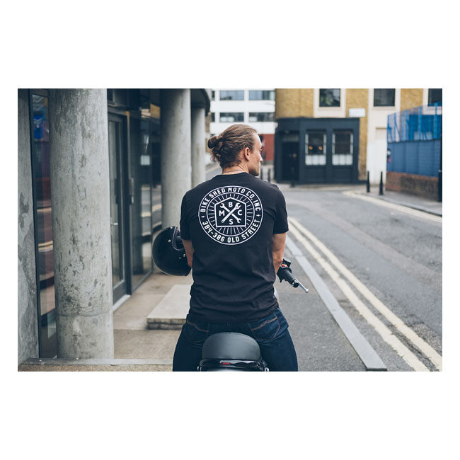 Bike Shed 384-386 Roundel T-Shirt Black