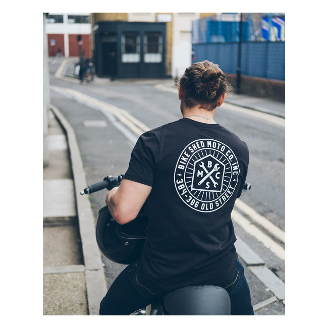 Bike Shed 384-386 Roundel T-Shirt Black