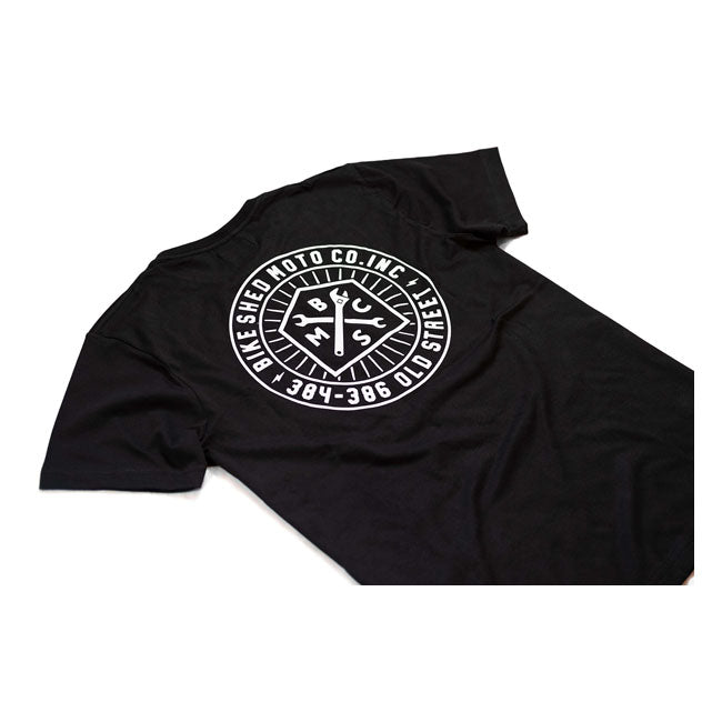 Bike Shed 384-386 Roundel T-Shirt Black