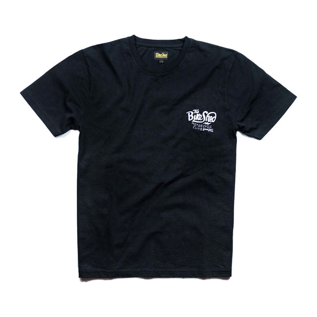 Bike Shed Handmade T-Shirt Black / White