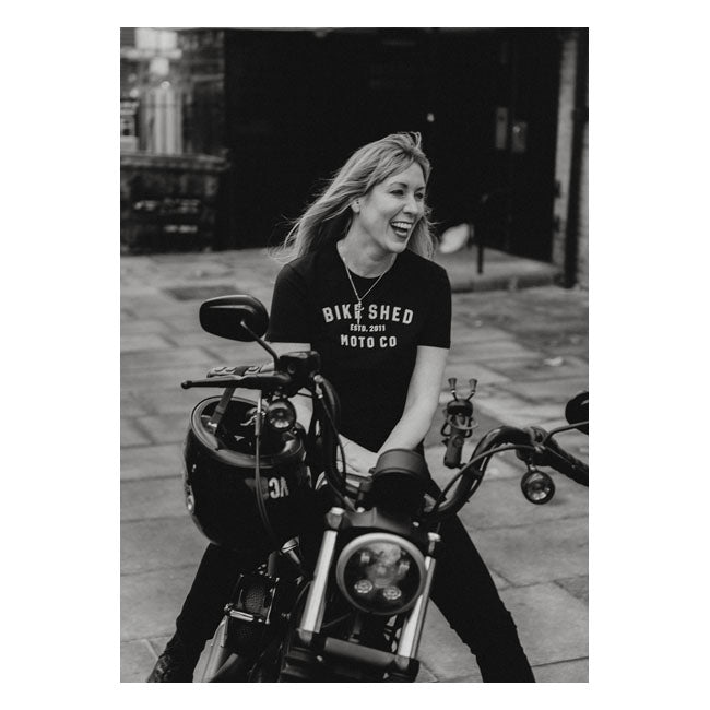 Bike Shed Moto Co. Ladies T-Shirt Black