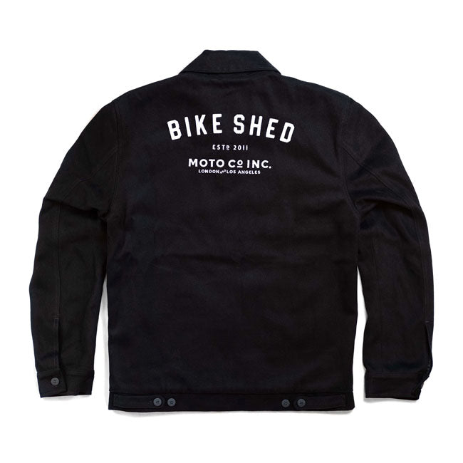 Bike Shed ESTD Twill Jacket Black
