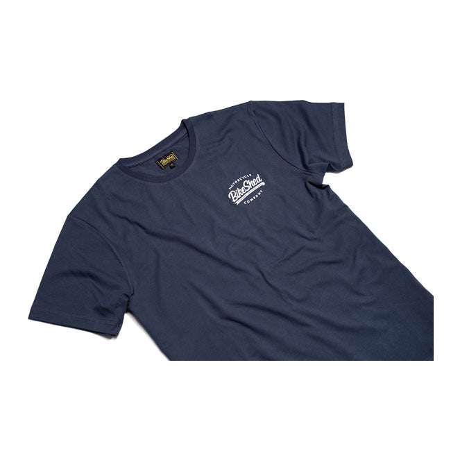 Bike Shed Company T-Shirt Navy