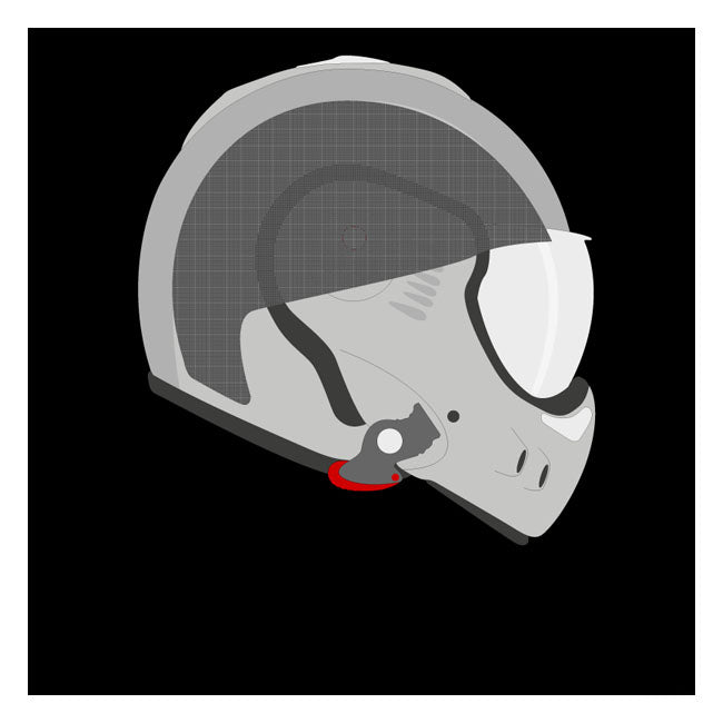 Roof Boxer V8 Helmet Removable Inner Lining