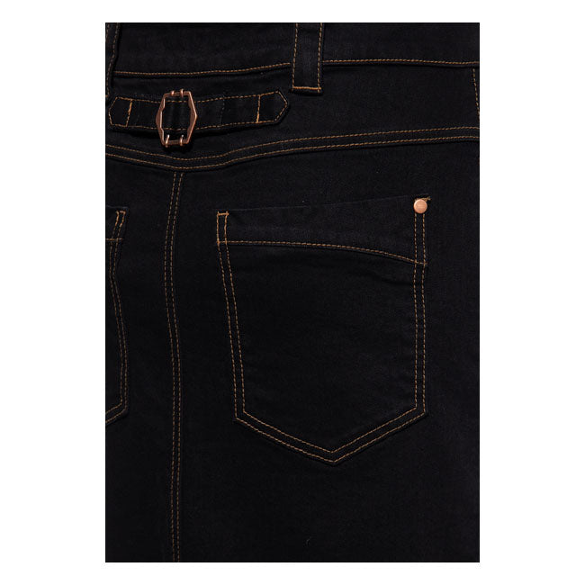 King Kerosin Queen Kerosin Pencil Ladies Skirt Black