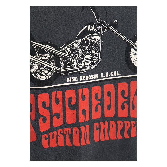 King Kerosin Psychedelic T-Shirt Black