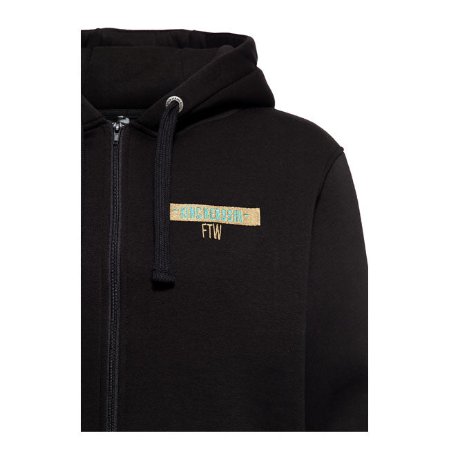 King Kerosin Don'T Tread Hoodie Black