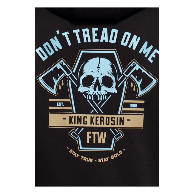 King Kerosin Don'T Tread Hoodie Black