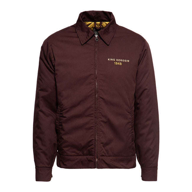 King Kerosin 1949 Service Worker Jacket Dark Brown