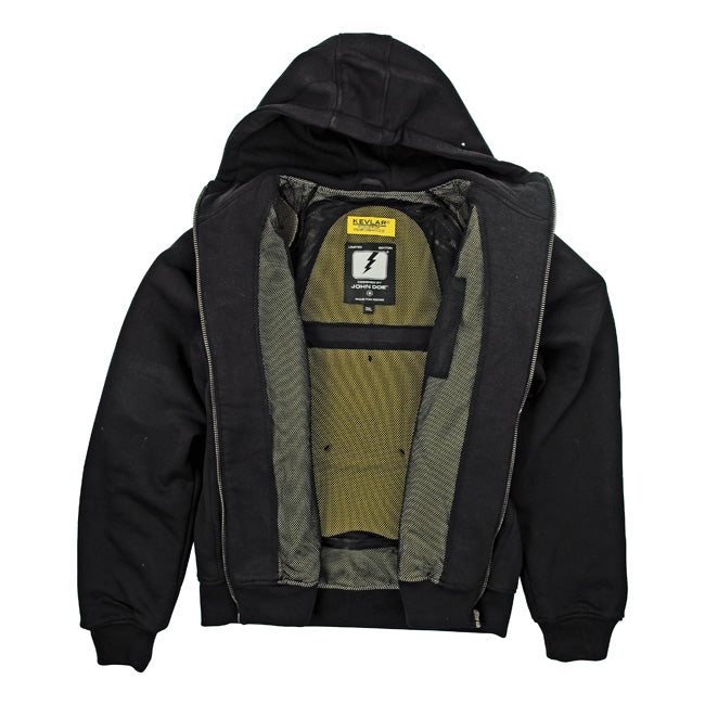 John Doe Zip Hoodie Black