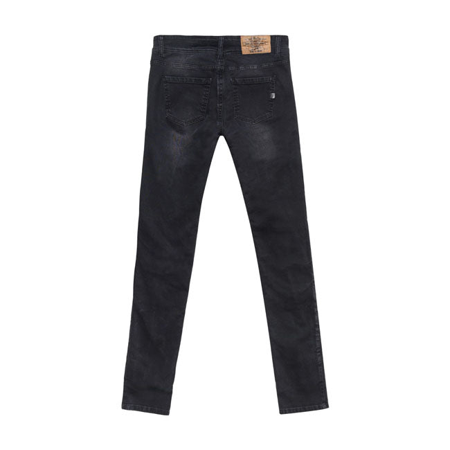 John Doe Betty High Waist XTM Ladies Jeans Dark Black