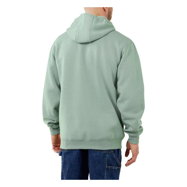 Carhartt Sleeve Logo Hoodie Jade Heather