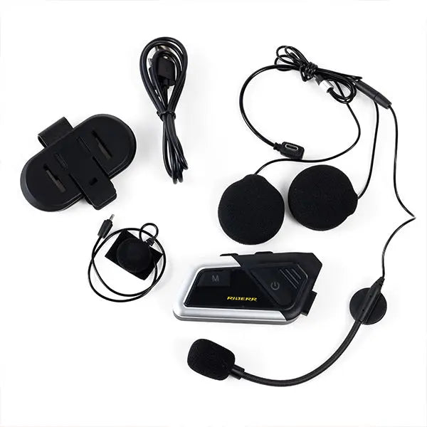 Riderr S9X Bluetooth Headset Black FREE UK Delivery, FREE 365 Day Returns | Moto Central