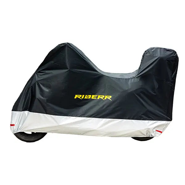 Riderr Top Box Motorcycle Cover Black / Silver FREE UK Delivery, FREE 365 Day Returns | Moto Central