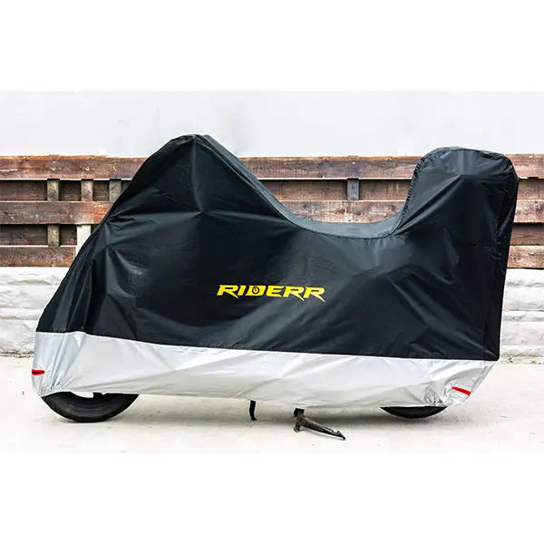 Riderr Top Box Motorcycle Cover Black / Silver FREE UK Delivery, FREE 365 Day Returns | Moto Central