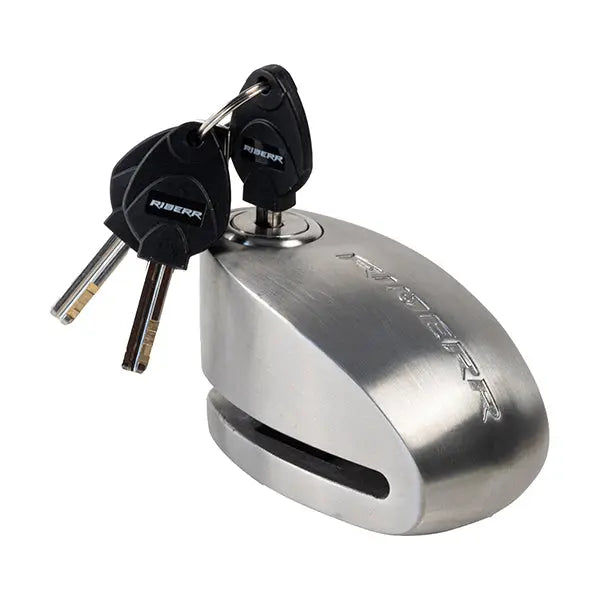 Riderr RD15S Alarm Disc Lock Silver FREE UK Delivery, FREE 365 Day Returns | Moto Central