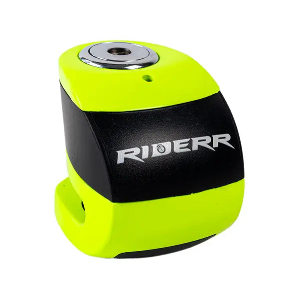 Riderr RS6 Alarm Disc Lock Fluo Green FREE UK Delivery, FREE 365 Day Returns | Moto Central