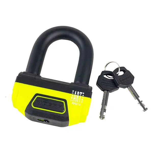 Riderr RR55 Disc Lock Fluo Yellow FREE UK Delivery, FREE 365 Day Returns | Moto Central
