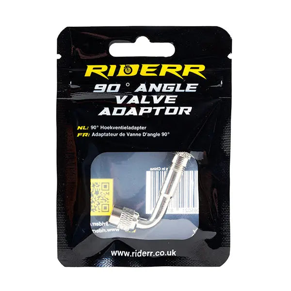 Riderr Angle Valves Silver FREE UK Delivery, FREE 365 Day Returns | Moto Central