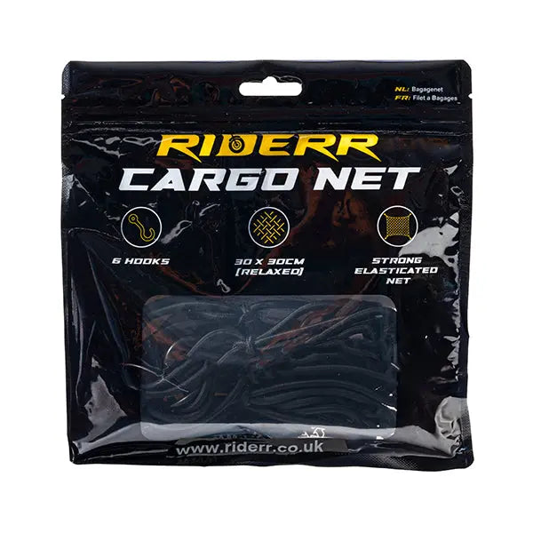 Riderr Cargo Net Black FREE UK Delivery, FREE 365 Day Returns | Moto Central