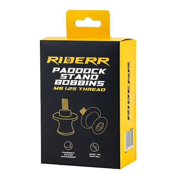 Riderr M8 Bobbins Black FREE UK Delivery, FREE 365 Day Returns | Moto Central