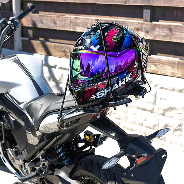 Riderr Double Bungee Black FREE UK Delivery, FREE 365 Day Returns | Moto Central