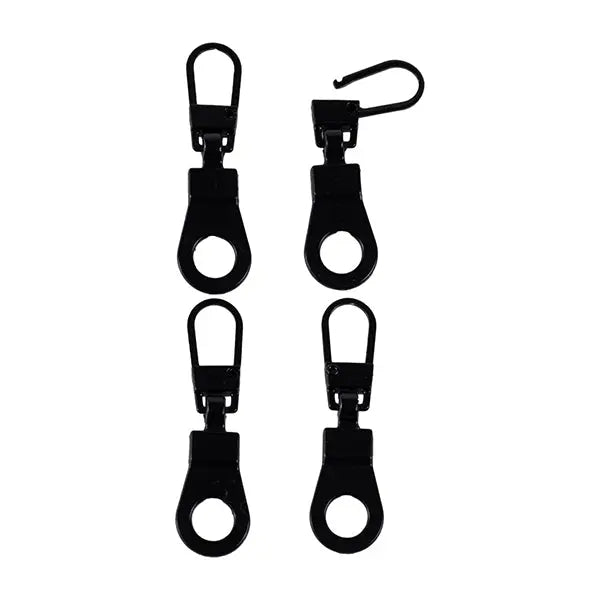 Riderr Replacement Zip Pullers Black - Pack Of 4 FREE UK Delivery, FREE 365 Day Returns | Moto Central