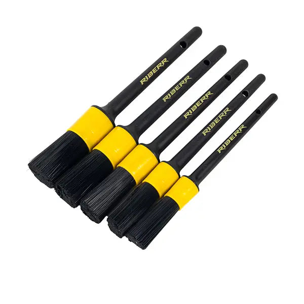 Riderr Detailing Set Yellow Black - Pack Of 5 FREE UK Delivery, FREE 365 Day Returns | Moto Central