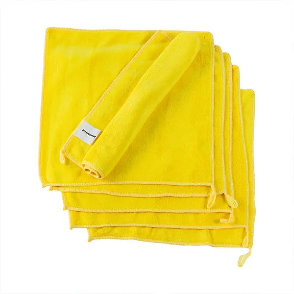 Riderr Microfibre Towels Yellow - Pack Of 6 FREE UK Delivery, FREE 365 Day Returns | Moto Central