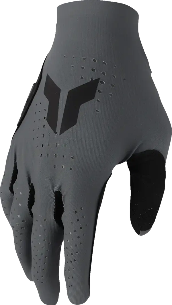 Thor Sportmode Vented Iconic Textile Gloves Black / Charcoal - FREE UK Shipping, FREE 365 Day Returns | Moto Central