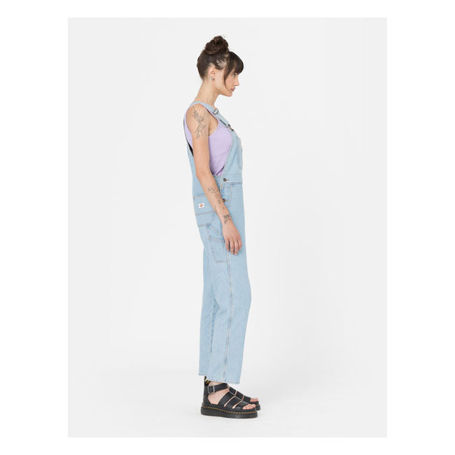 Dickies DC Classic Bib Ladies Vintage Denim
