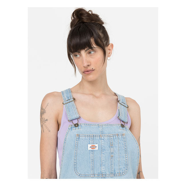 Dickies DC Classic Bib Ladies Vintage Denim