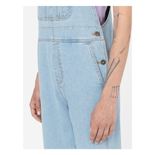 Dickies DC Classic Bib Ladies Vintage Denim
