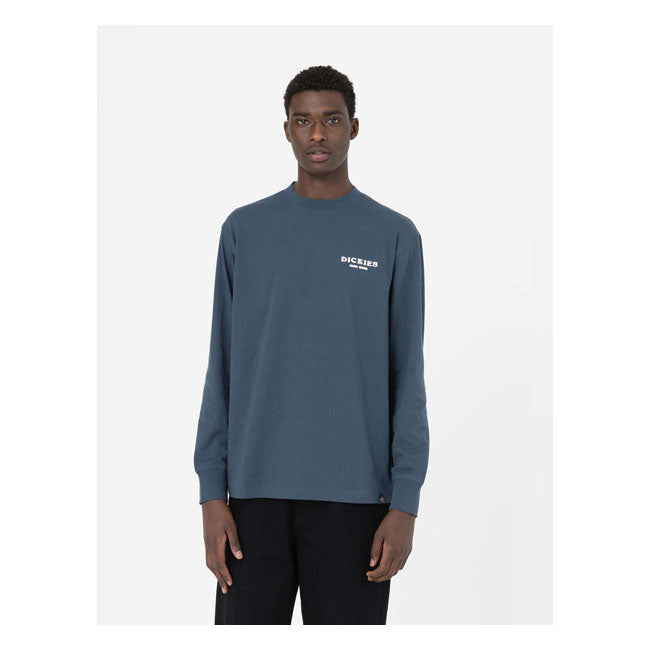 Dickies Oatfield Long Sleeves Shirt Air Force Blue