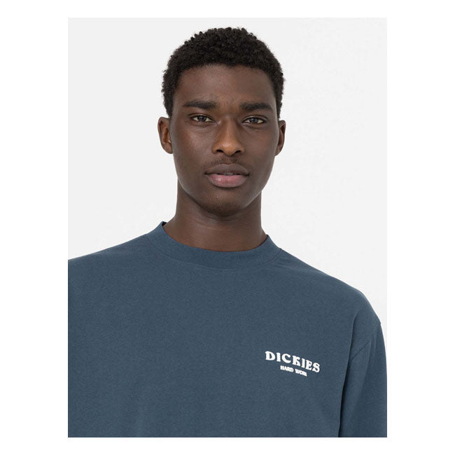 Dickies Oatfield Long Sleeves Shirt Air Force Blue