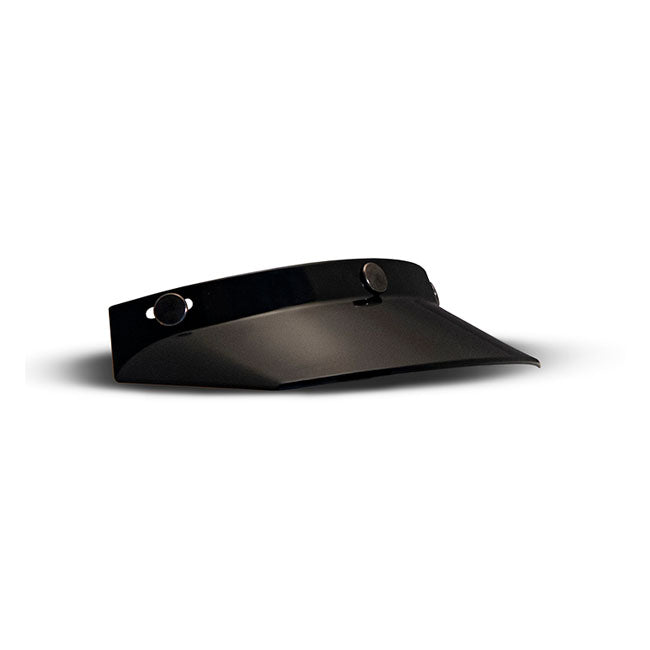 DMD Vintage Helmet Peak Black With Three Snaps On The Brow