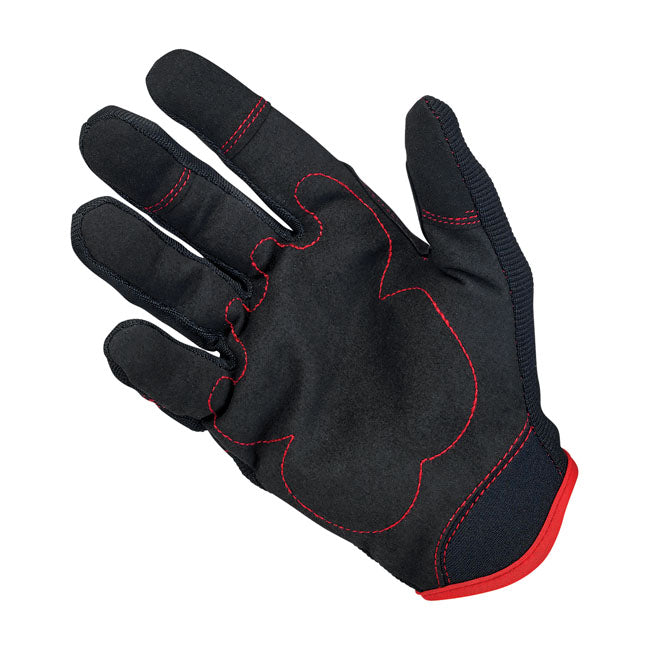 Biltwell Moto Gloves Black / Red