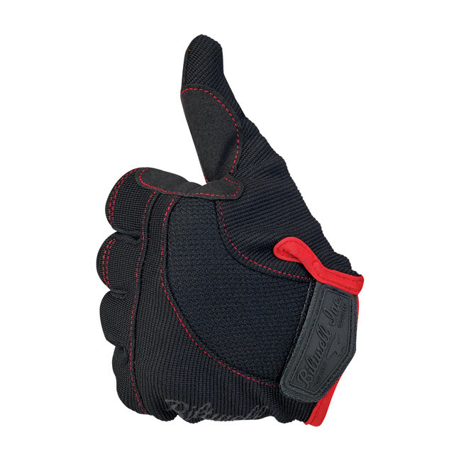 Biltwell Moto Gloves Black / Red