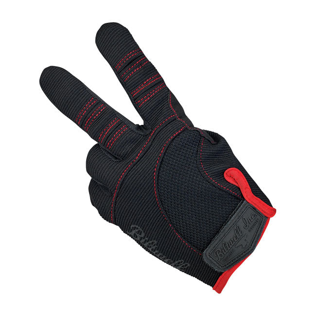 Biltwell Moto Gloves Black / Red