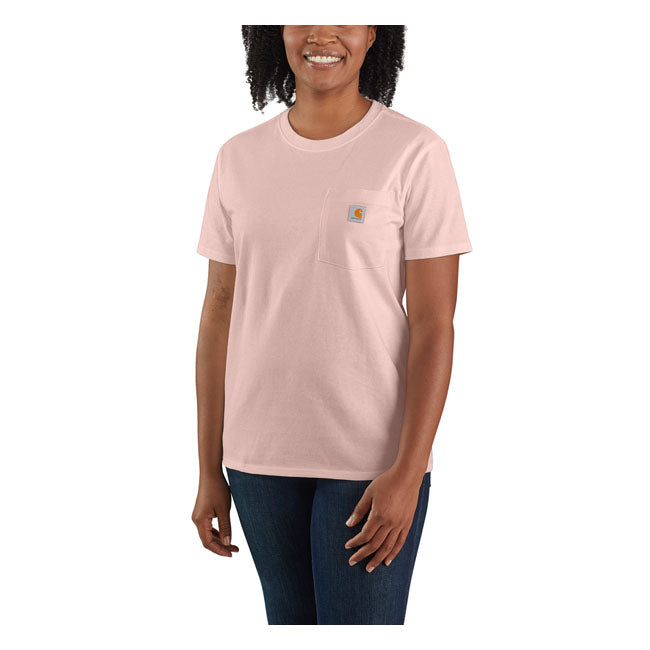 Carhartt Pocket Ladies T-Shirt Ash Rose
