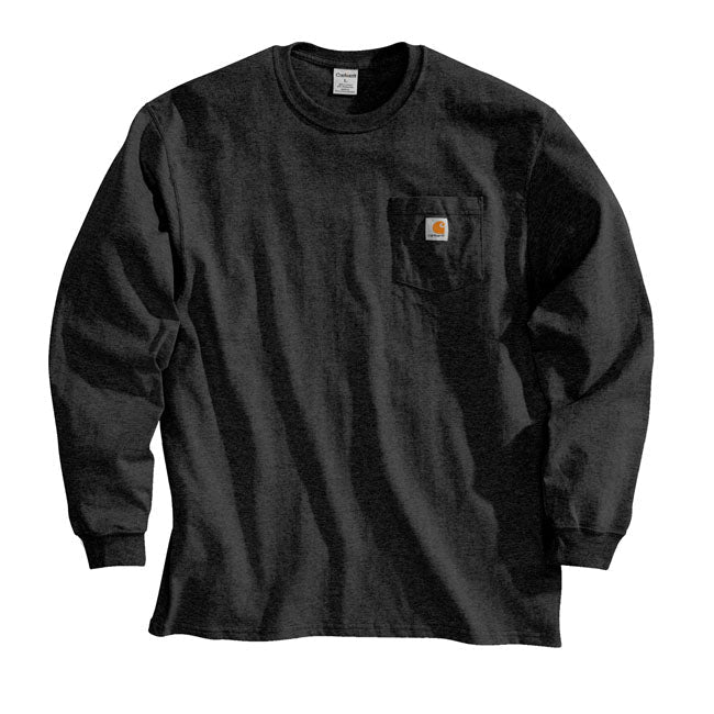Carhartt Pocket Long Sleeve T-Shirt Black